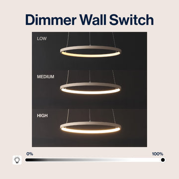 Brice Modern Contemporary Iron Integrated LED Pendant